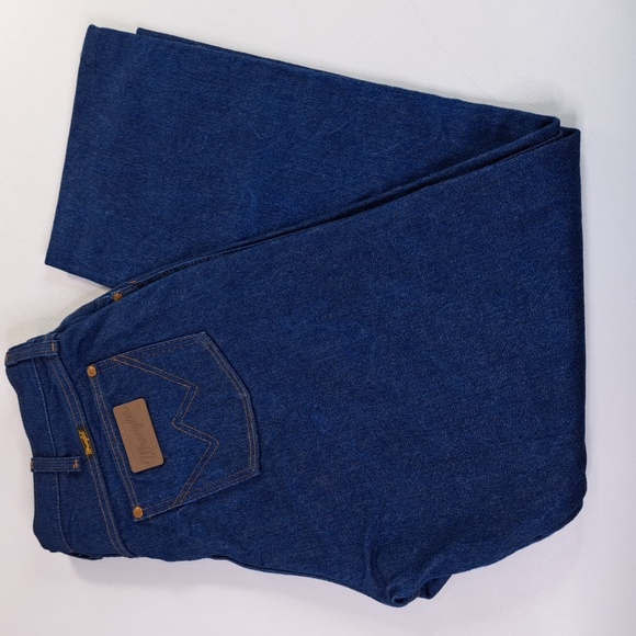 Wrangler Cowboy Cut 13MWZ Slim Fit Blue Jeans Size 36 x 28.5 - Picture 1 of 15